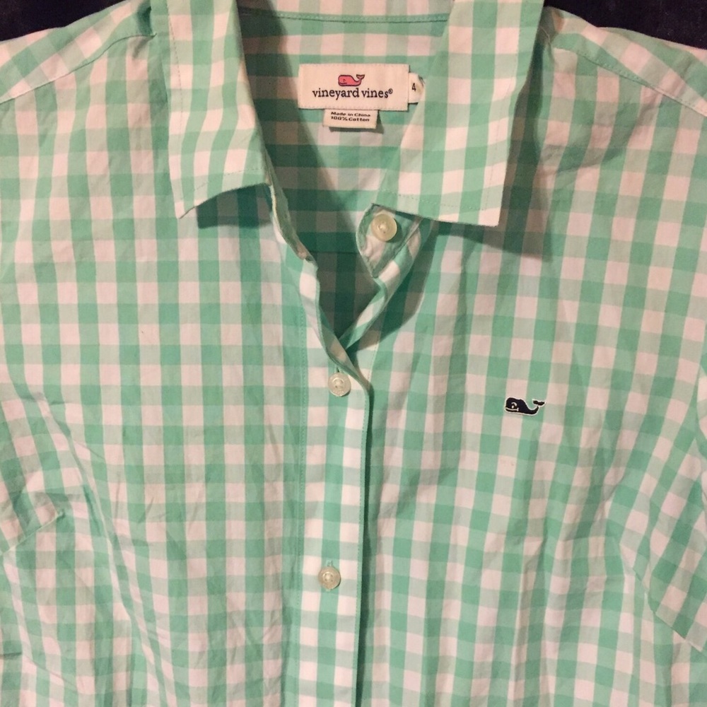 SOLD Vineyard Vines flannel - Picture 3 of 7
